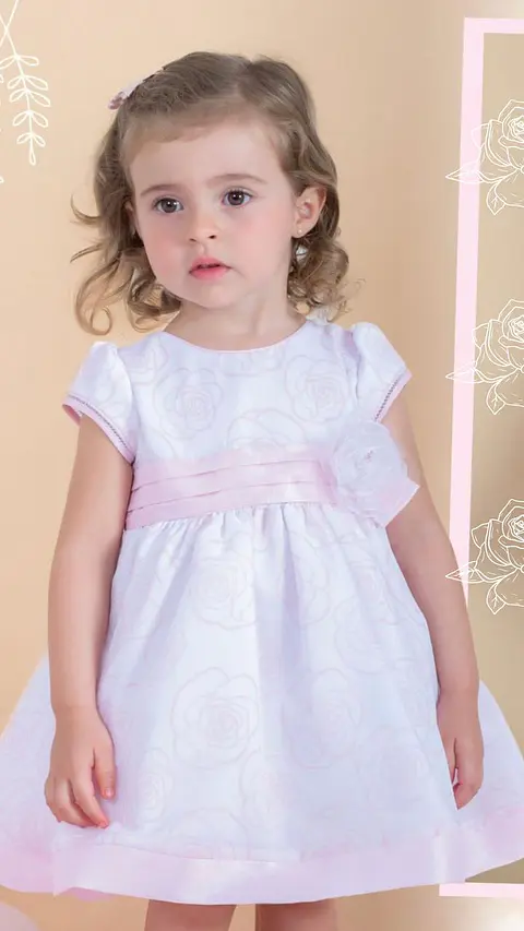 VESTIDO FLORES ROSA