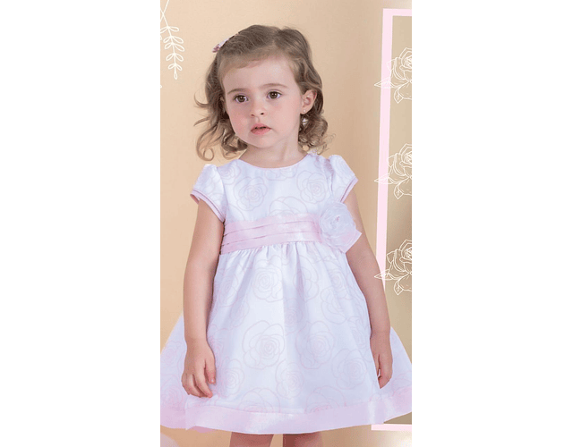 VESTIDO FLORES ROSA
