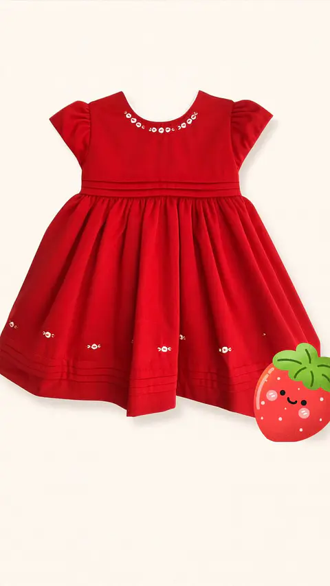 VESTIDO ROJO ENSUEÑO 