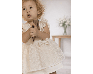 VESTIDO BODY TULL BORDADO 