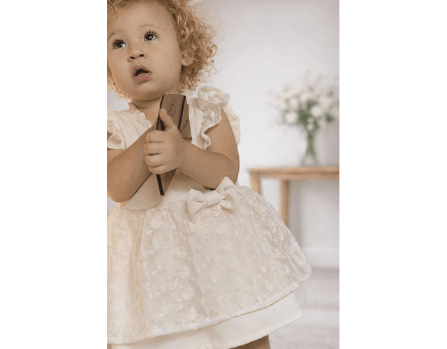 VESTIDO BODY TULL BORDADO 