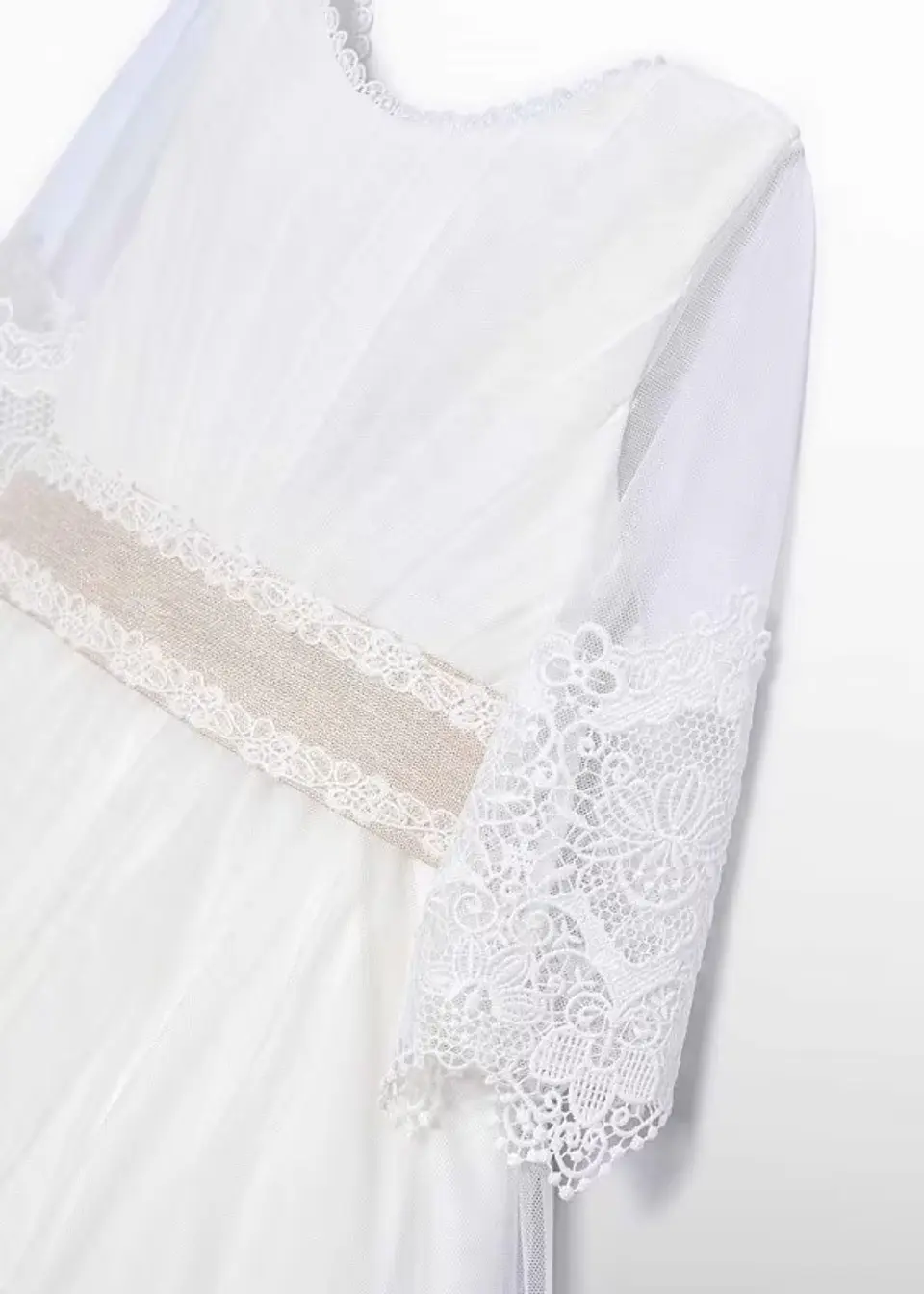 VESTIDO TULL BORDADO GUIPUR 4