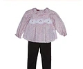 CONJUNTO BLUSA PANTALON CHALECO NIÑA 