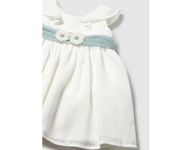 VESTIDO FAJIN TULL MENTA 