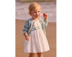 VESTIDO FAJIN TULL MENTA 