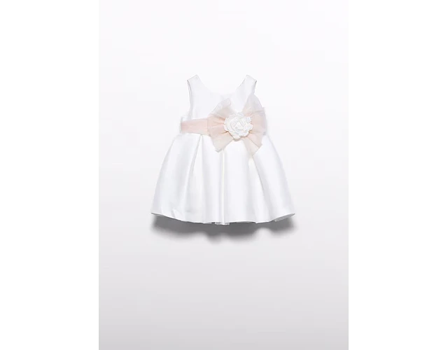 VESTIDO MIKADO NATA FAJIN ROSA 