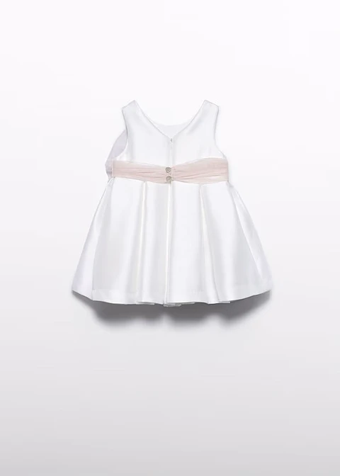 VESTIDO MIKADO NATA FAJIN ROSA 