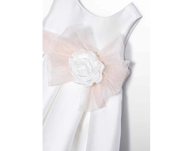 VESTIDO MIKADO NATA FAJIN ROSA 