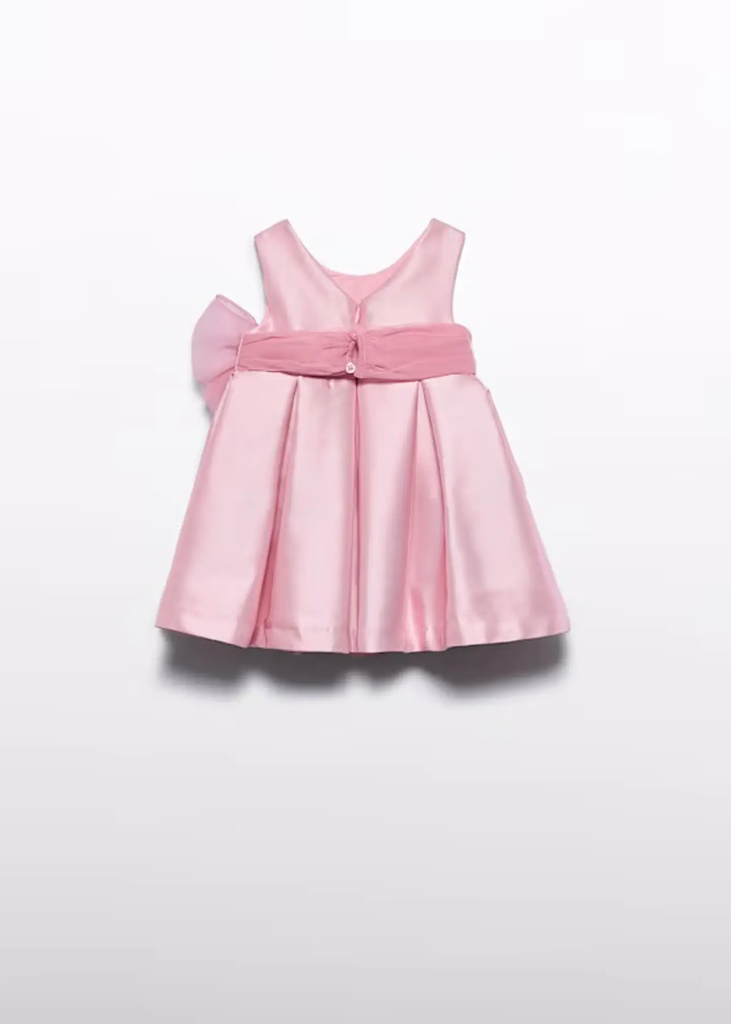 VESTIDO MIKADO PALO DE ROSA  6