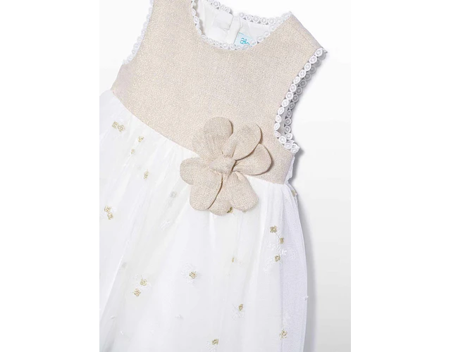 VESTIDO LINO COMBINADO