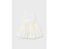 VESTIDO CEREMONIA LINO ENCAJES NIÑA 