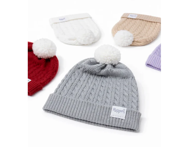 GORRO TEJIDO HILO POMPOM 