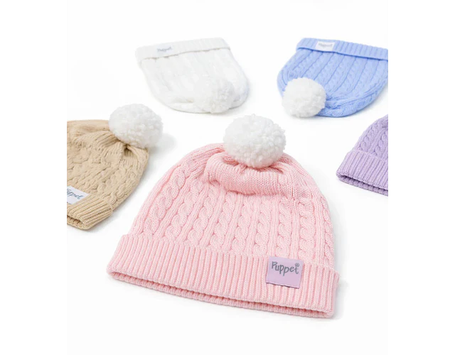 GORRO TEJIDO HILO POMPOM 
