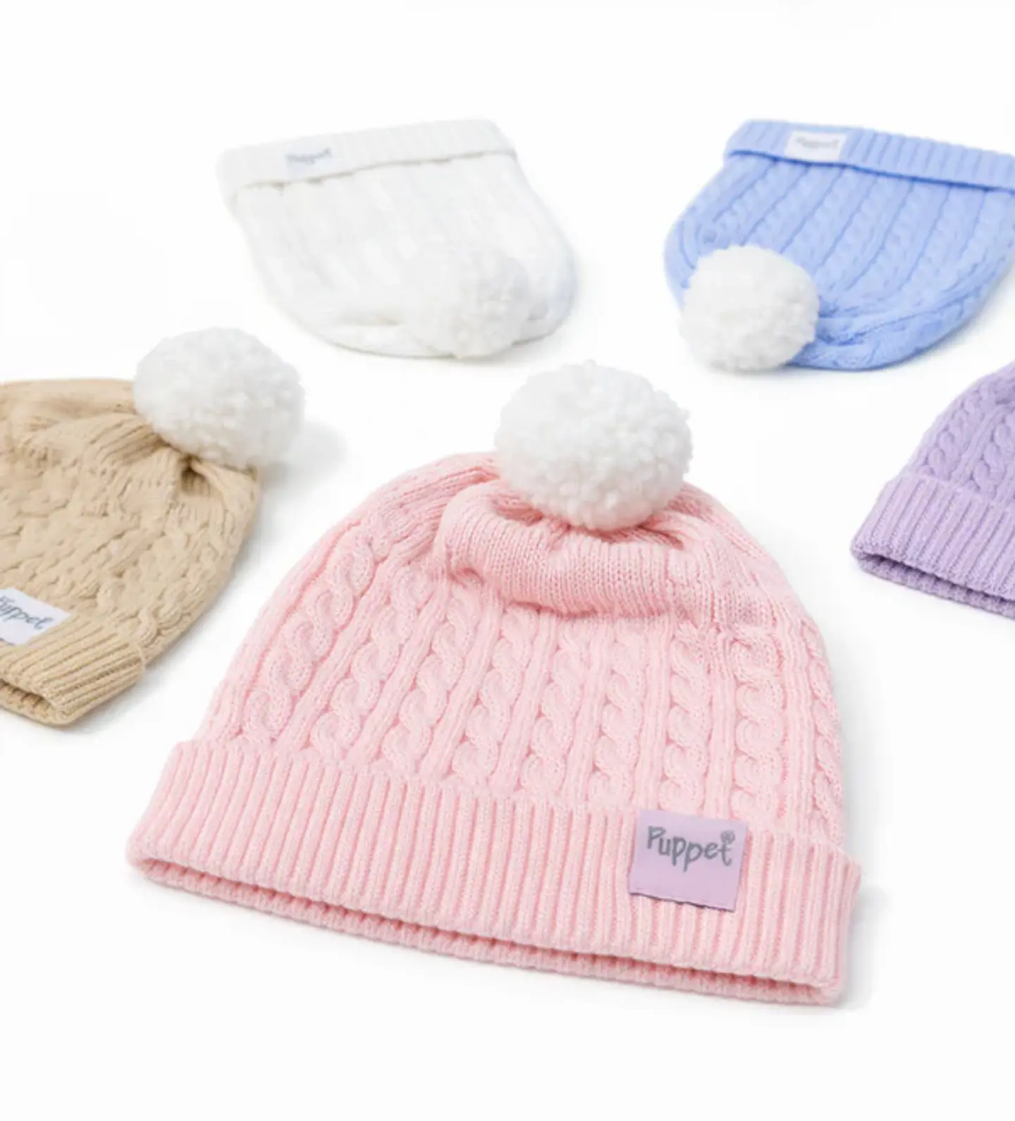 GORRO TEJIDO HILO POMPOM  3
