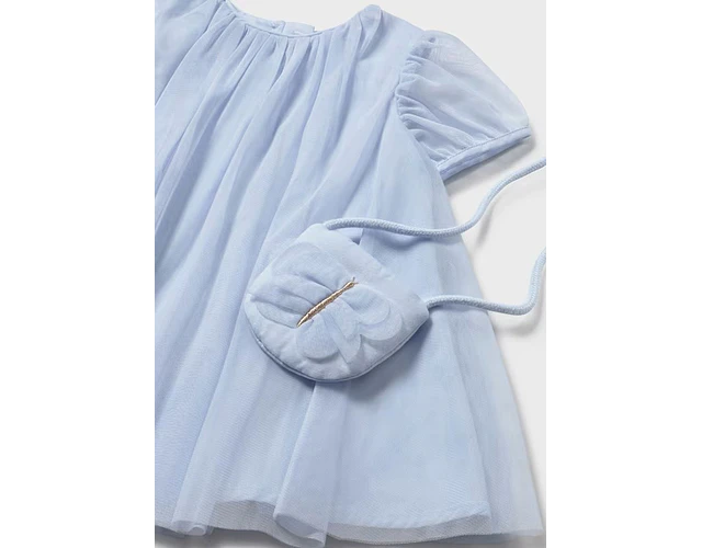 VESTIDO TULL CON BOLSO 