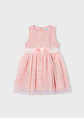 VESTIDO TULL BORDADO FAJIN FLORES  - Miniatura 1