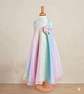 VESTIDO INFANTIL ARCOIRIS TONO PASTEL UNICORNIO TIPO BATA BD5677 - Miniatura 1