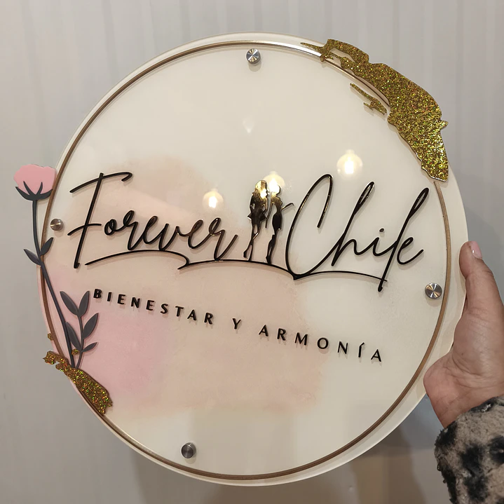 Acrilico forma personalizada 60cm 1