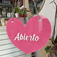 Letrero abierto ~cerrado corazón - Miniatura 2