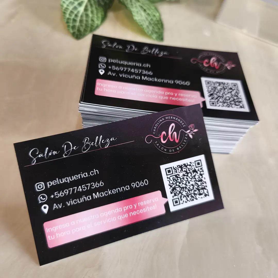 Tarjetas de presentación termolaminadas 1