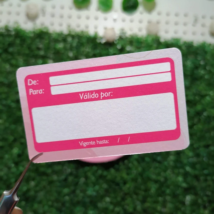 Gift Card sin sobre 2