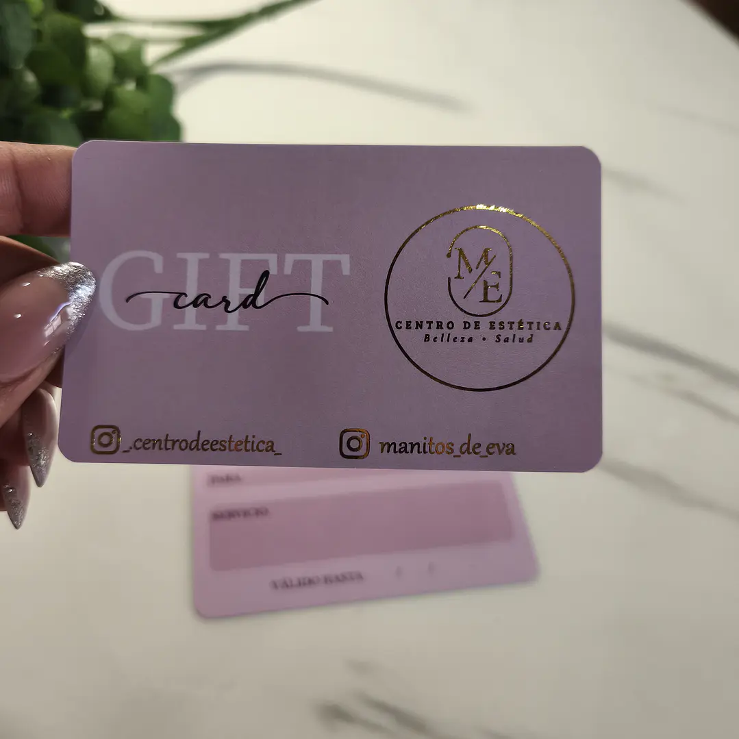 Gift Card sin sobre con Foil 1