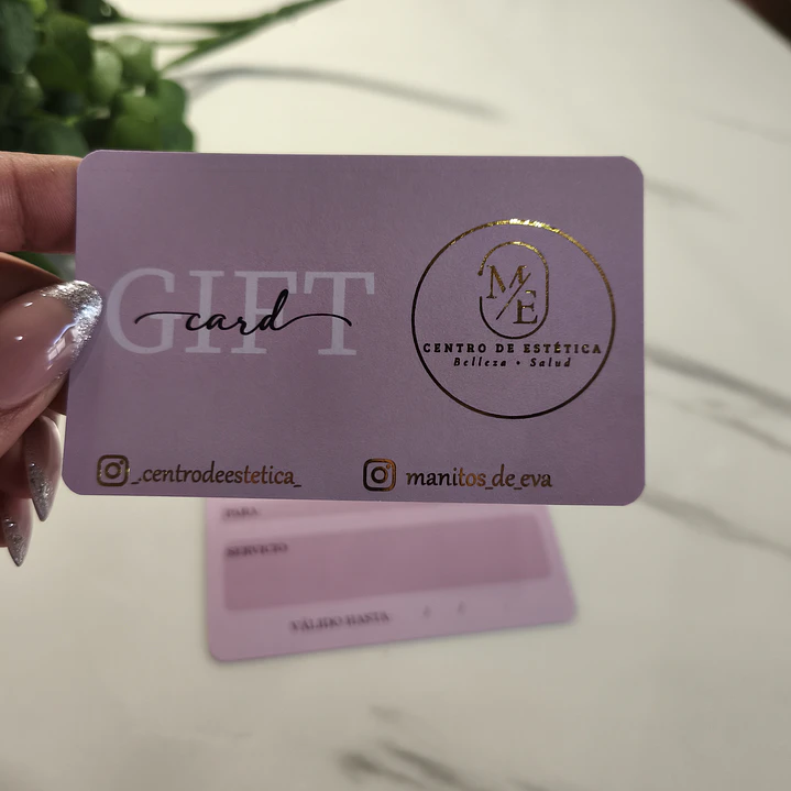 Gift Card sin sobre con Foil 1
