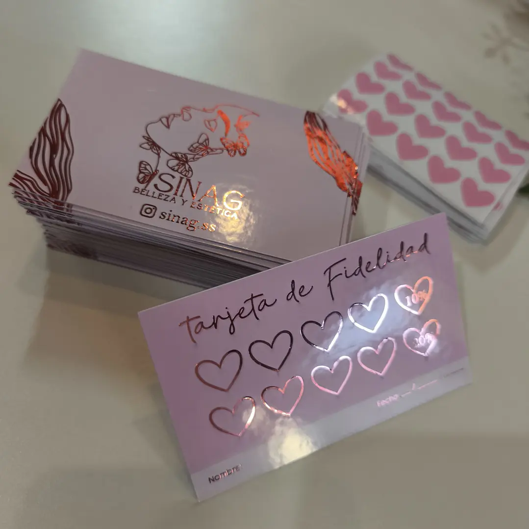 Tarjeta de Fidelidad con Foil 1