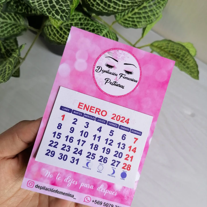 Calendario imantado Centrico 9x12cm 1