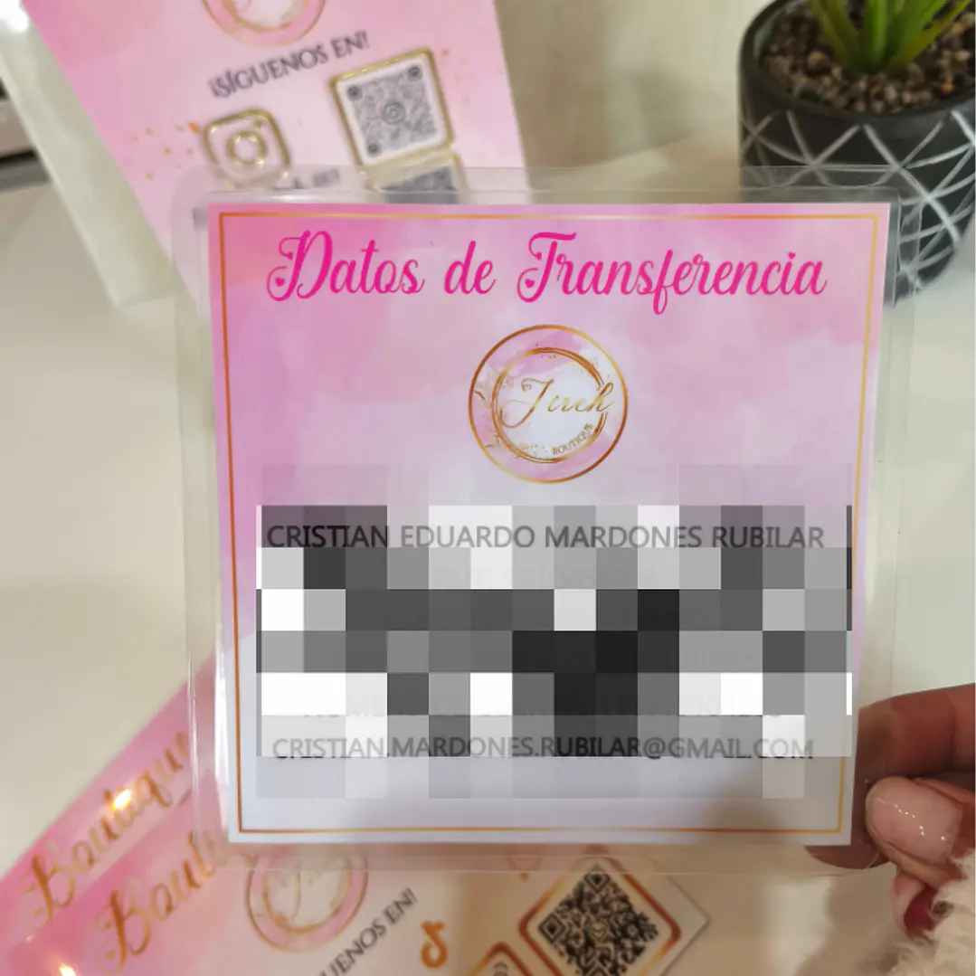 Datos de Transferencia 1