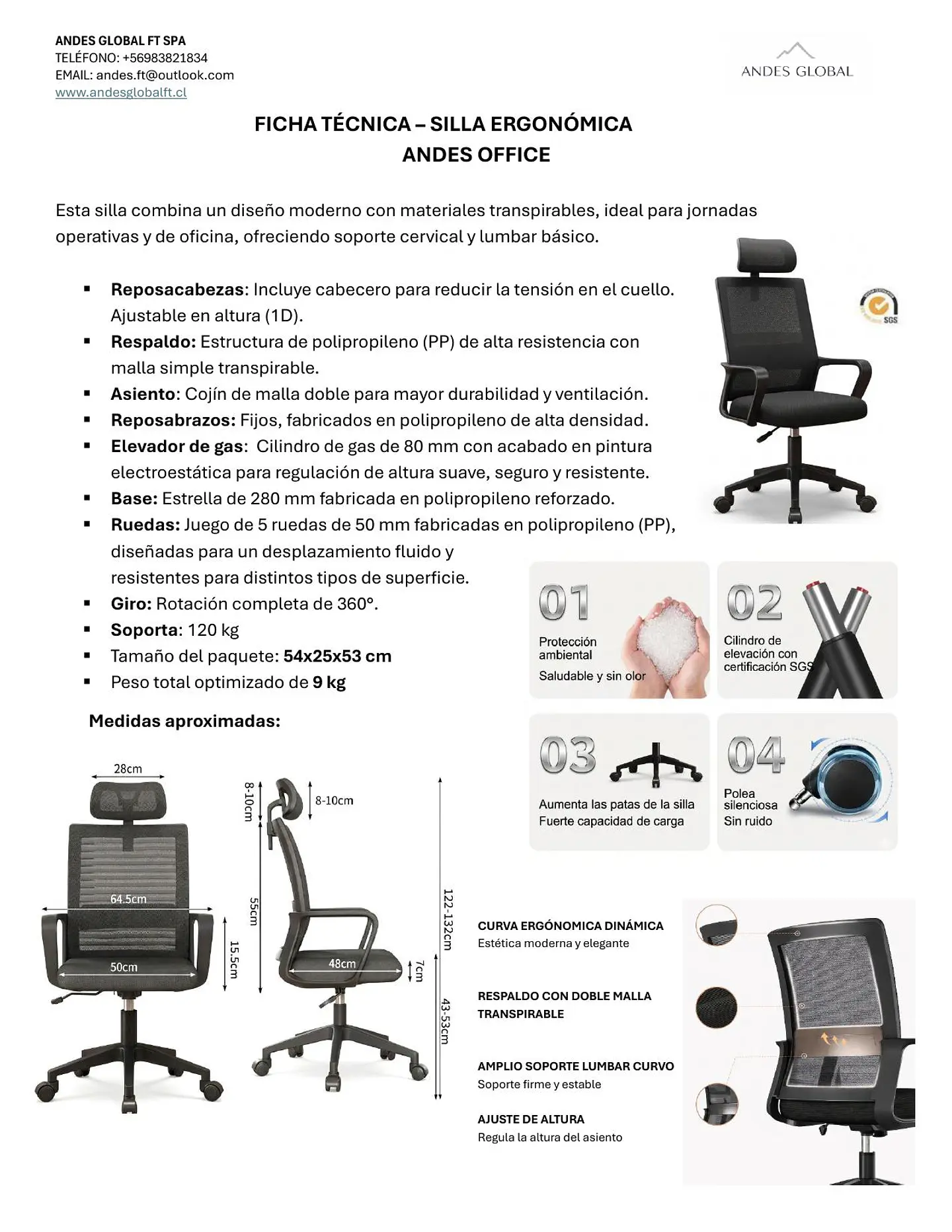 Silla Andes Office 2