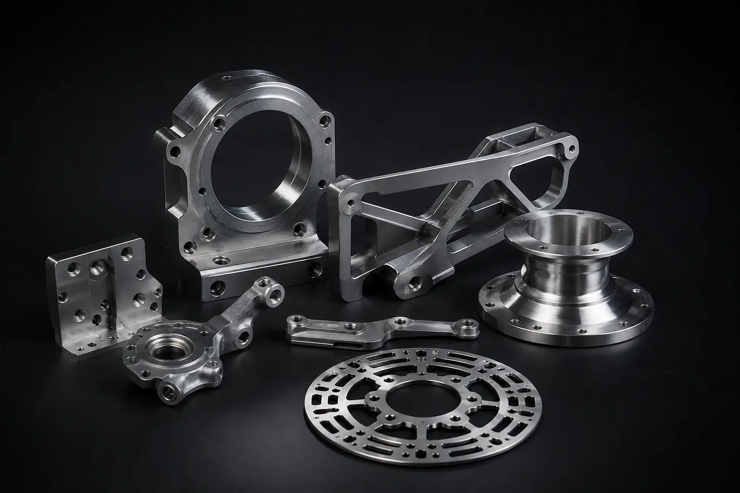 Piezas de titanio y aluminio de precisión Andes Global FT