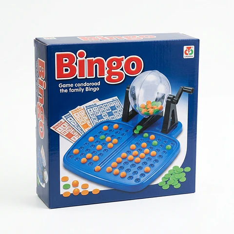 Bingo 90 Números con Bolillero – 48 Cartones