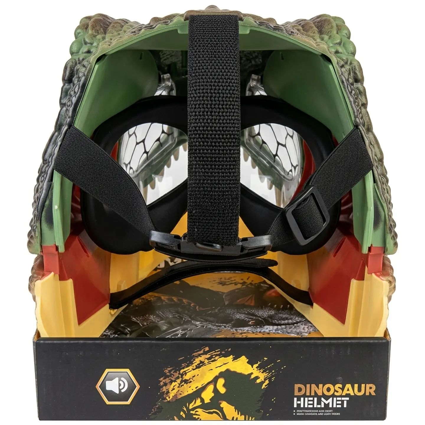 Casco Máscara Dinosaurio T-Rex con Mandíbula Móvil 4