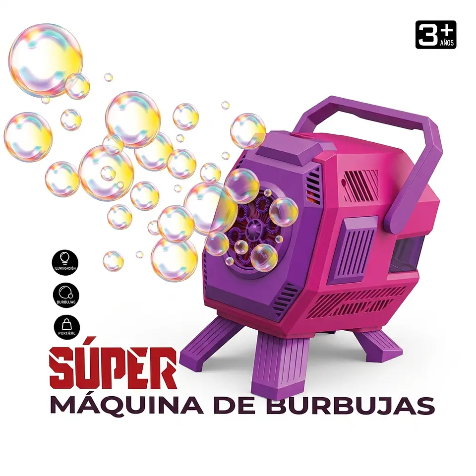 Super Máquina de Burbujas (1 Cabezal) 1