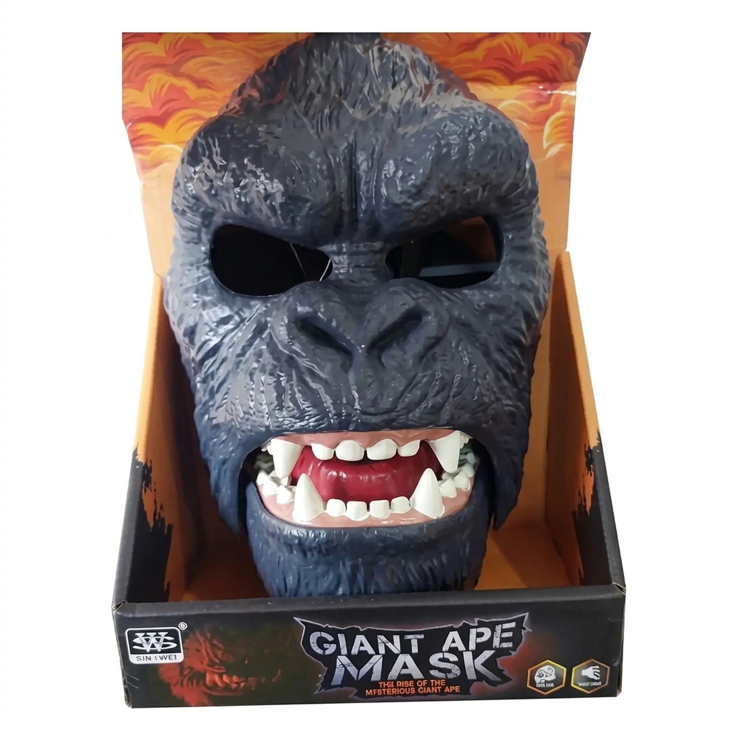 Máscara Gorila Gigante con Mandíbula Móvil (Giant Ape Mask) 1