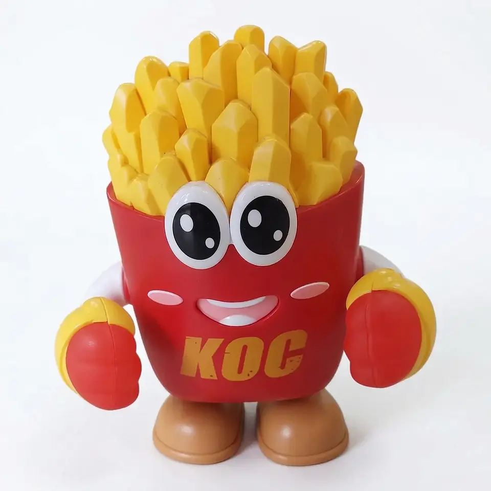 Papas Fritas Bailarinas Boxeadoras con Luces y Música 1