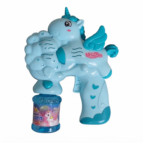 Pistola de Burbujas Unicornio – Azul