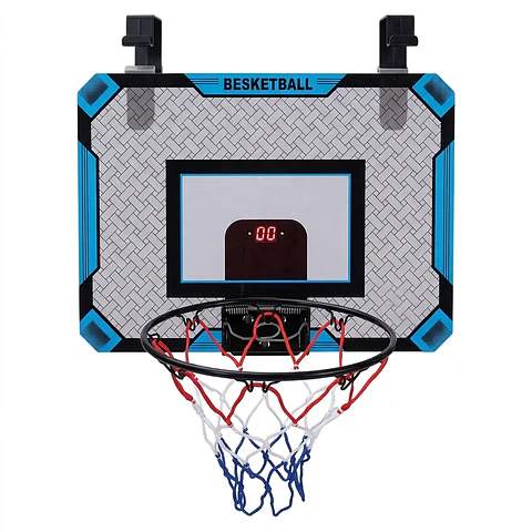 Set de Básquetbol Mini con Tablero y Marcador Electrónico