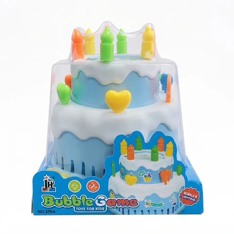 Máquina de Burbujas Torta de Cumpleaños (Bubble Game) – Azul