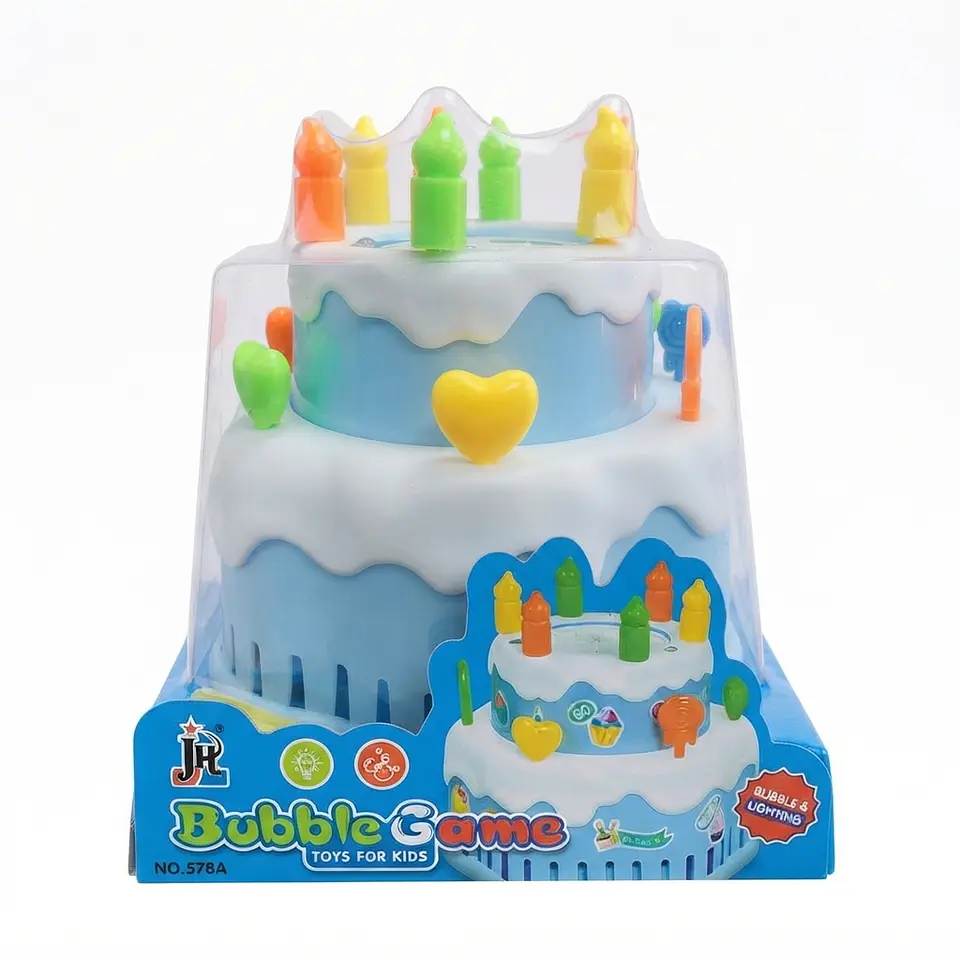 Máquina de Burbujas Torta de Cumpleaños (Bubble Game) – Azul 1