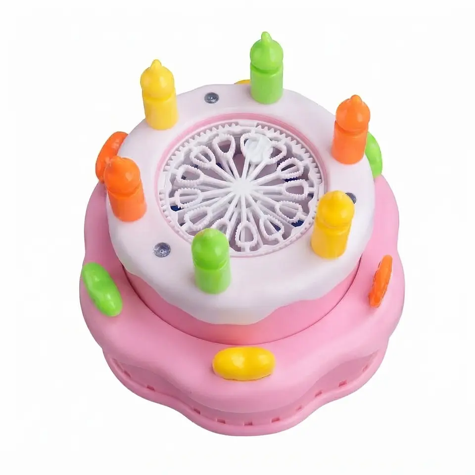 Máquina de Burbujas Torta de Cumpleaños (Bubble Game) – Rosa 3
