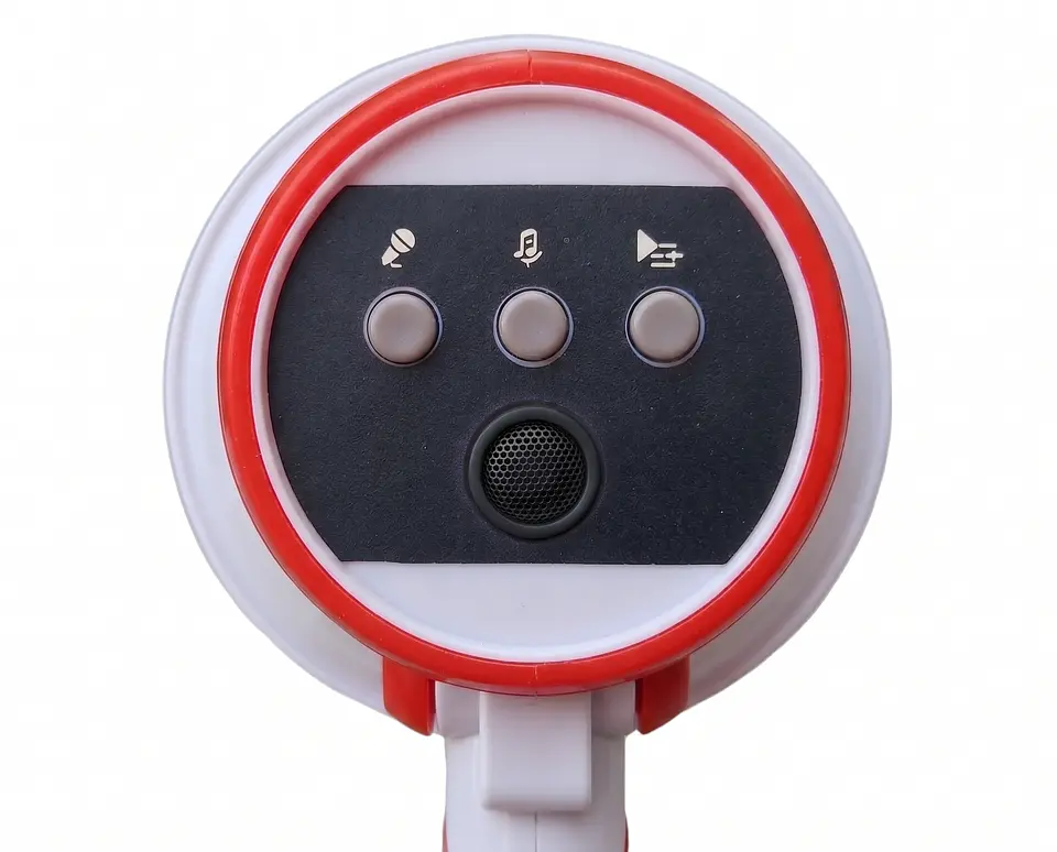 Micrófono / Megáfono de Burbujas 2 en 1 – Rojo 3