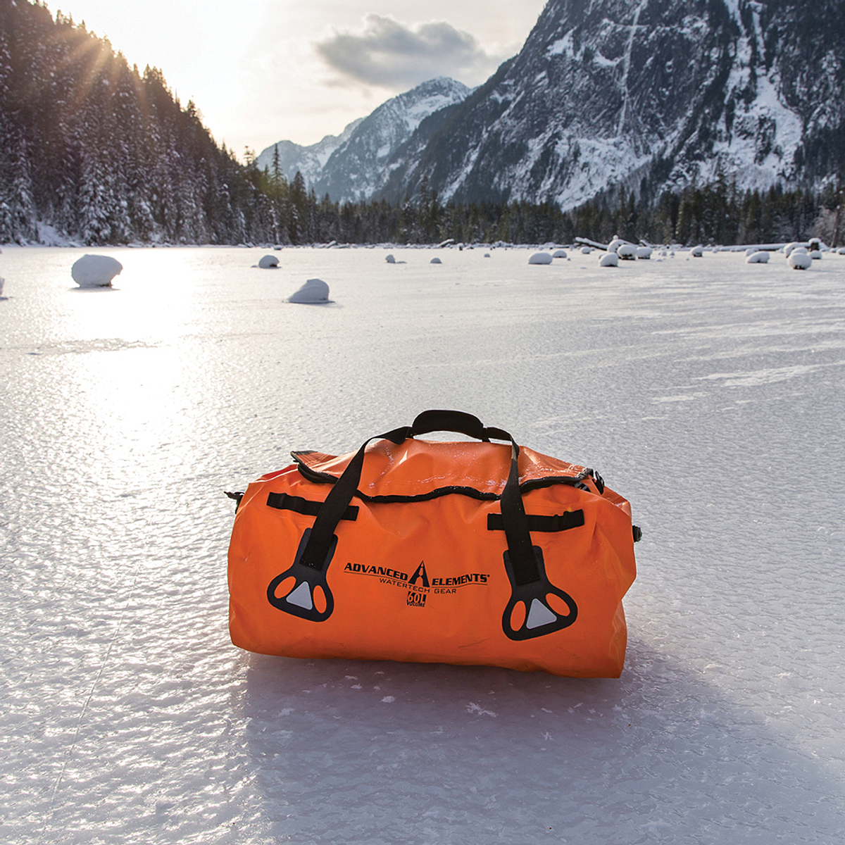 Bolso Impermeable AE Abyss Duffel 60L Naranjo