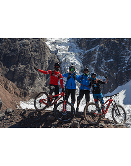 Double Mountain Helibike Ticket, San Ramón + Morado Glacier