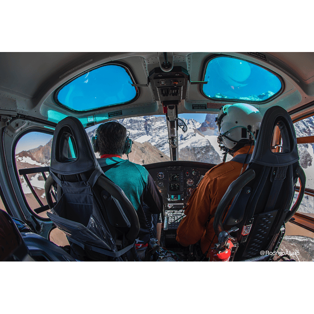Bilhete de Helicóptero Glaciar Roxo