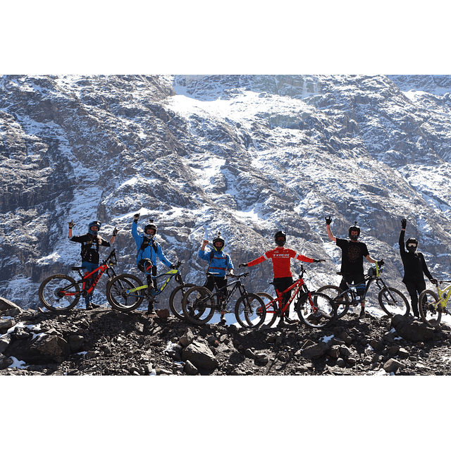 Reserva 50% tiket Helibike doble cerro San Ramon - Glaciar Morado