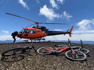Helibike Cumbres Volcánicas de Pucón hasta Termas Naturales