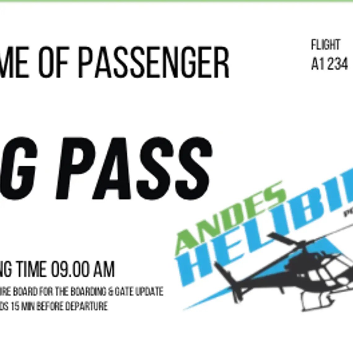 Helibike Boarding Pass 1