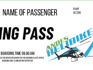 Helibike Boarding Pass